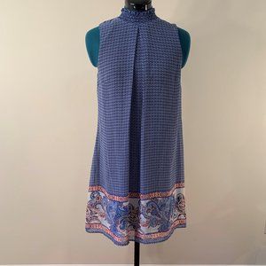 Speechless - Mock Turtle stretchy neck  sleeveless mini dress. Size SP.